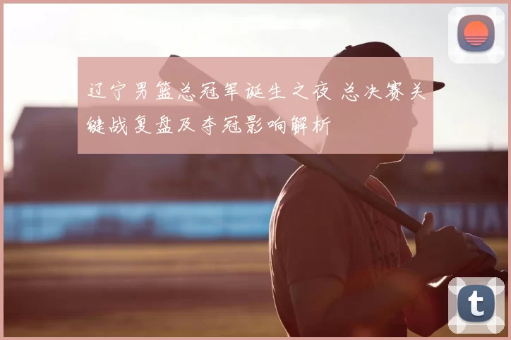 辽宁男篮总冠军诞生之夜 总决赛关键战复盘及夺冠影响解析