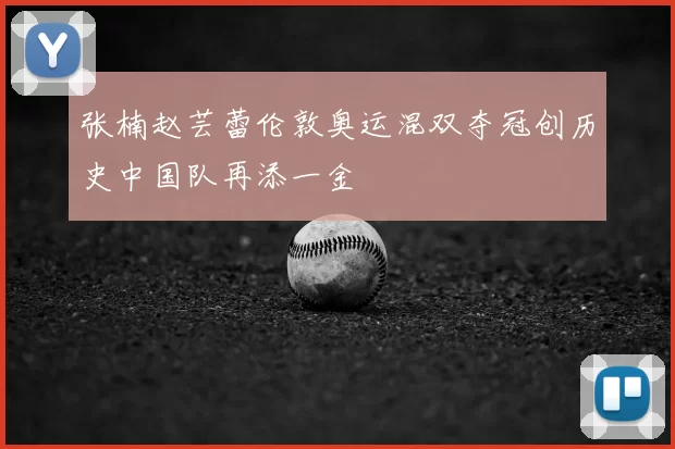 张楠赵芸蕾伦敦奥运混双夺冠创历史中国队再添一金